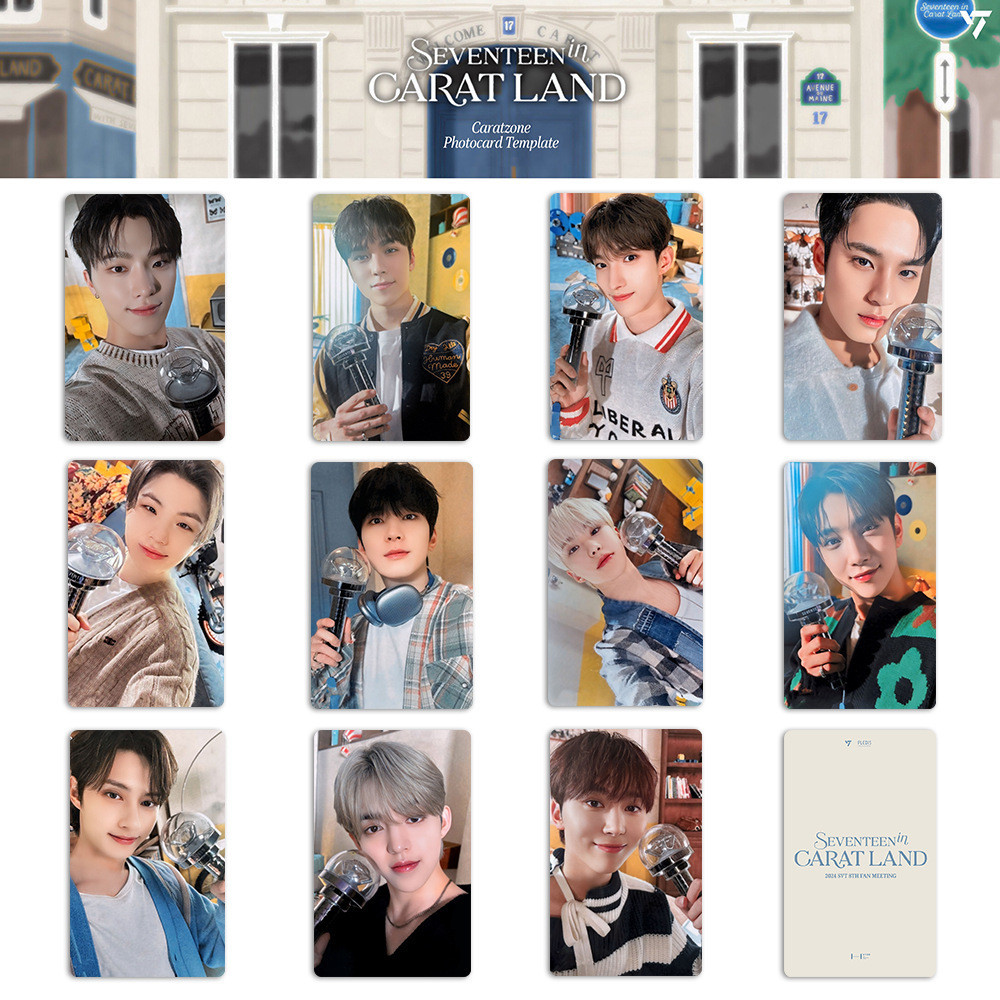 5-13 Chiếc SEVENTEEN Lomo Cards 2024 Caratland NGƯỜI NÀY 17 Ở ngay đây Photocards J & W Photo S.Coups JEONGHAN HOSHI WONWOO WOZI DK MINGYU The8 Dino SEUNGKWAN Bưu Thiếp Nhanh YM
