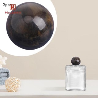 2x Mũ Nước Hoa Thay Thế Chai Thủy Tinh Xịt Có Thể Đổ Lại Nắp Chai Xoắn Nắp Tròn Thanh Lịch Phù Hợp Với Đường Kính 15mm. Chống bắn nước
