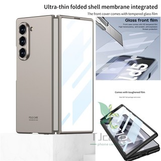 Siêu Mỏng Với Phim Gấp Ốp Lưng Samsung Galaxy Z Fold 6 Z Fold 5 Vỏ Thân Thiện Với Da PC Cứng Vỏ Chống Trầy Xước