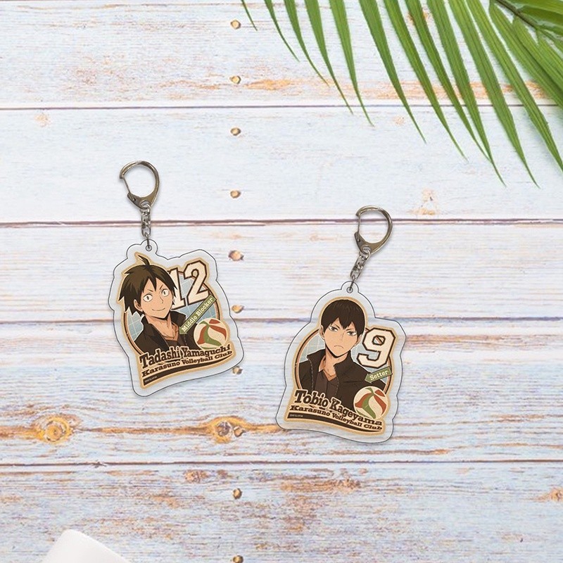 Móc Khóa Hình Các Nhân Vật Anime Haikyuu Kageyama Hinata Kenma Kozume