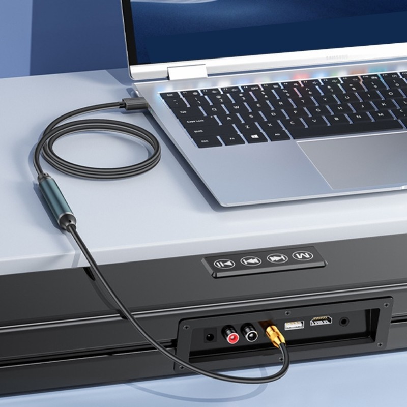 Bộ chuyển đổi âm thanh USB sang quang học Bộ chuyển đổi kỹ thuật số USB sang SPDIF Cổng kết nối cổng SPDIF