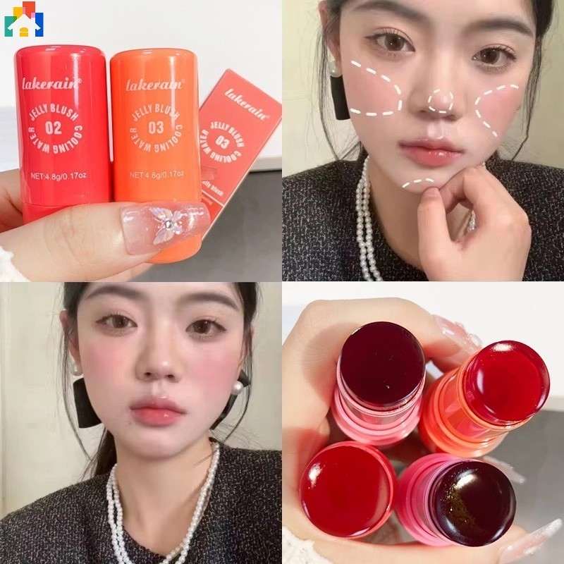 4 Màu Sắc Đa Năng Pha Lê Thạch Blush Stick Dưỡng Ẩm Môi Cheek Tinted ...