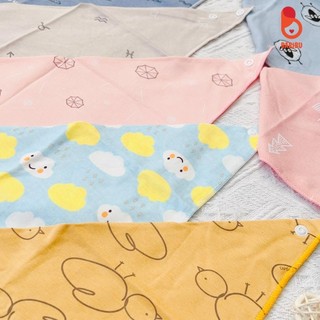 Set 3 khăn yếm tam giác giữ ấm cổ cho bé kích thước 40x29x29cm
