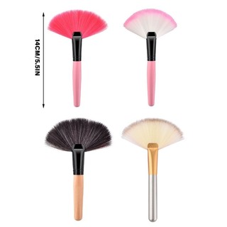 Jay Luxurious Fan Face Makeup Brush Sợi tổng hợp mềm Bàn chải làm đẹp cho nữ