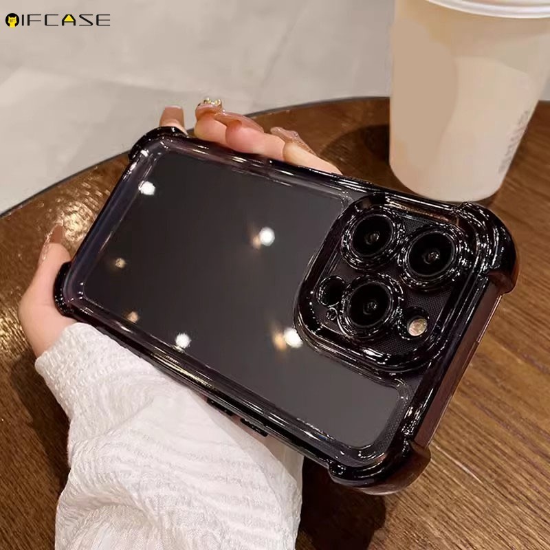 Dành Cho Redmi 13 13C 12 12C 4G 11A 10 Power 10C 9 Prime 9A 9T 9i Vỏ Điện Thoại Bốn Góc Chống Rơi Chống Sốc Với Ống Kính Máy Ảnh Mạ Phim Vỏ Mềm Trong Suốt Ốp Lưng