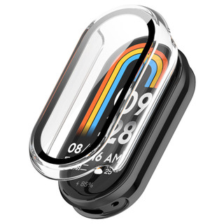 Dành Cho Xiaomi Smart Band 9 Vỏ PC Cứng Cho Miband 9 / 8 Kính Cường Lực Bảo Vệ Màn Hình