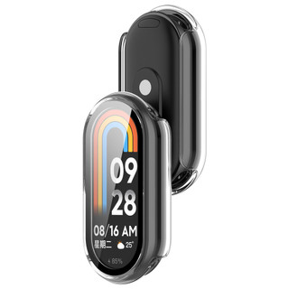 Dành Cho Xiaomi Smart Band 9 Vỏ PC Cứng Cho Miband 9 / 8 Kính Cường Lực Bảo Vệ Màn Hình