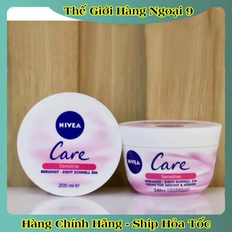 [auth] Kem dưỡng ẩm NIVEA CARE Đức - Siêu dưỡng ẩm chống khô da, chống nứt nẻ  🎀 [Hot]