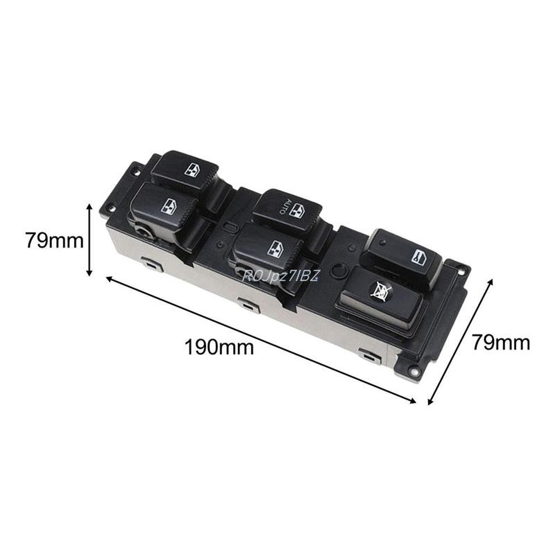 93570-2B000S4 Driver Công tắc cửa sổ điện bên trái cho Hyundai Santa Fe CM 2007-2011