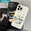ibumpers Ốp lưng Iphone Cute đơn giản văn Bản in hình nhám Ốp điện thoại Mỏng Silicone Mềm Chống sốc Chống bẩn Cho Iphone 15 14 12 13 11 Pro Max IP 7 8 Plus Iphon X XS XR