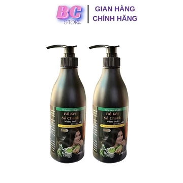 (ComBo 2 Chai) Dầu Gội Bồ Kết Sả Chanh White Soft 850ml 5in1- Dầu gội nguyên chất.. @