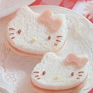 Khuôn cắt bánh mì nướng hình mèo KT hồng cho hộp Bento, DIY pancake, bánh quy, dụng cụ nhà bếp