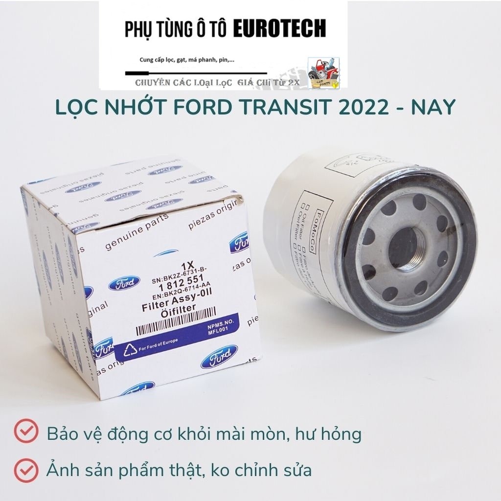 Lọc nhớt/Lọc dầu động cơ Ford Transit 2022-nay | Shopee Việt Nam
