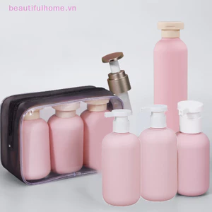 Chai dầu gội bơm nhựa rỗng Chai mỹ phẩm chất lượng cao Bơm PP Chai có thể đổ lại Hộp bảo quản phòng tắm [làm đẹp]