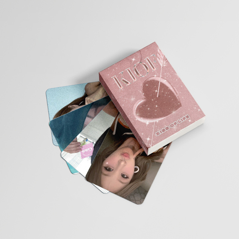 Linxx 50 Chiếc KISS OF LIFE Thẻ Laser Holographic Kpop Photocards Dòng Bưu Thiếp
