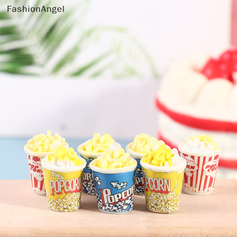 Fashionangel 4 Nhà Búp Bê Thu Nhỏ Bắp Rang Giả Chơi Nhà Búp Bê Mô Phỏng Thực Phẩm TH