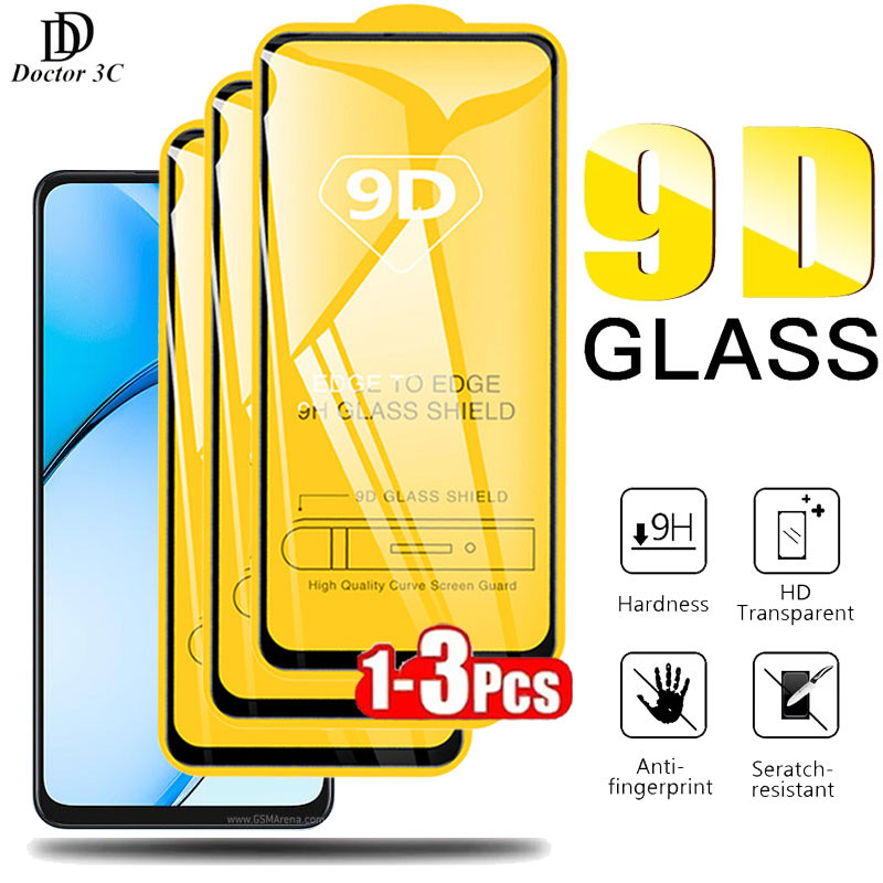 Kính cường lực 9D bảo vệ toàn màn hình dành cho OPPO A3X A3 A60 A38 A18 A98 A96 A78 A76 A95 A74 A77 A77s A57 A55 A54 A53 A31 A9 A5 2020 A17 A17K A16 A15 A15s A12 A5s A3 A3X Pro 5G