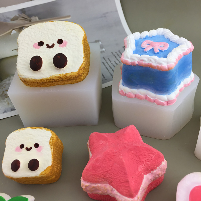 Xingx Mèo Nón Anh Đào Bánh Mì Nướng Mô Hình Khuôn Silicon Mochi Đồ Chơi Khuôn Trái Tim Chocolate Khuôn Thơm Thạch Cao Khuôn Trang Trí Bánh Dụng Cụ Nướng Bánh