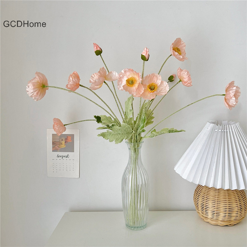 Gcdhome 1 Bó Hoa 4 Lụa Nhân Tạo Giả Ngô Cưới Hoa Hoa Trang Trí Tiệc Sân Vườn Nhà
﻿ Nóng bỏng