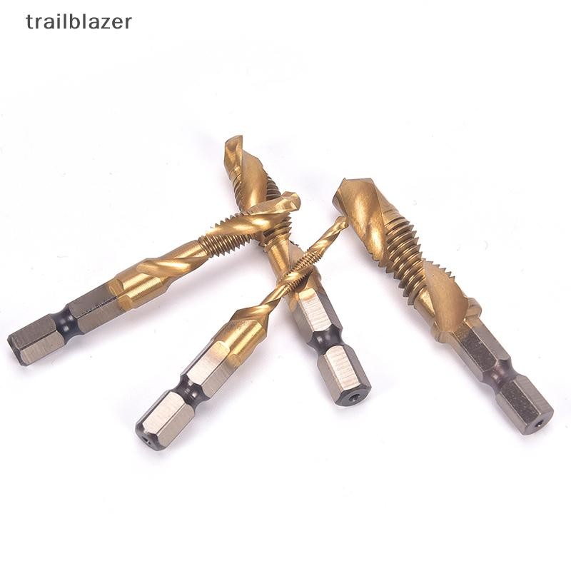 Trailblazer M3-M10 Chuôi Lục Giác Mạ Titan HSS Tay Vít Chủ Đề Hệ Thống Tập Mũi Khoan Mới