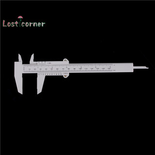[Lostcorner] Thước nhựa 6 Inch 150mm Thước đo trượt Vernier Caliper Dụng cụ đo trang sức [Mới]