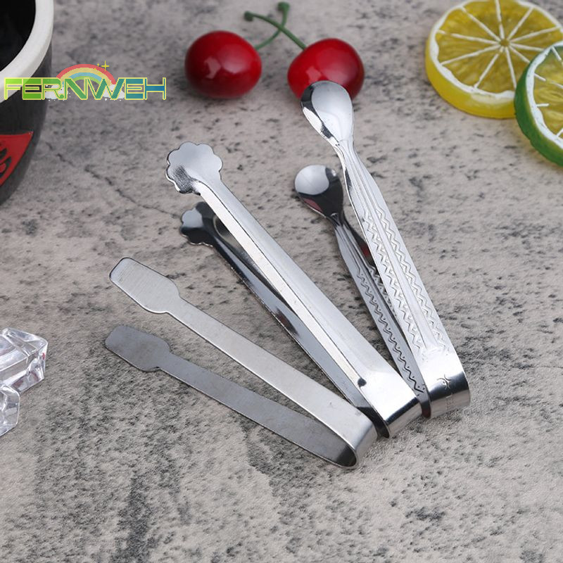 [Fernweh] 1 Kẹp Đường Thép Không Gỉ Kẹp Đá Dụng Cụ Nhà Bếp [MỚI]