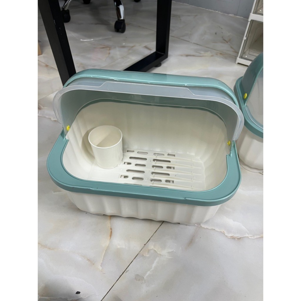 Khay úp bát có nắp, khay đựng đồ ăn dặm cho bé có nắp đảm bảo vệ sinh tránh côn trùng