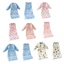 Yoo dài tay không tay ghế cao cho ăn Coverall mềm mại thoải mái Yếm cai sữa
