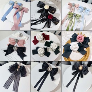Thắt Nơ Thắt Nơ Kim Cương Giả Cổ Dây Buộc Có Chân Đầm Nữ Áo Sơ Mi Cổ Hoa Phụ Kiện Quà Tặng Sinh Nhật