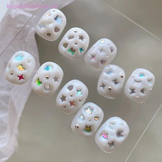 [Beautifulhome] 1Jar Laser Asterism Foil Flakes Nail Sequins Nail Art Trang trí móng tay Mẹo làm móng tay Ch Dành cho nữ Cô gái Phụ kiện DIY [làm đẹp]