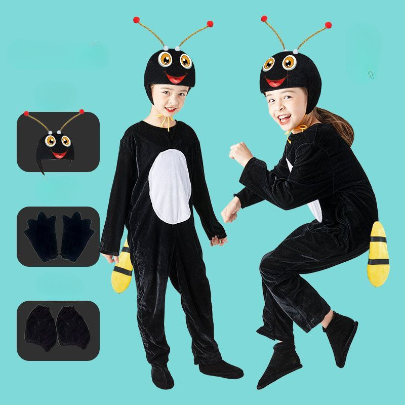 💕Chỗ💕 Quần Áo Trẻ Em Động Vật Múa Trang Phục Quần Áo Cho Bé Gái 3 Đến 14 Tuổi Châu Chấu / Kiến / Ladybug / Ong / Bọ Ngựa / Dế Trang Phục Mới Lạ Halloween Giáng Sinh