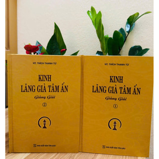 Sách - Kinh Lăng Già Tâm Ấn giảng giải ( bìa cứng) ( Bộ 2 cuốn)