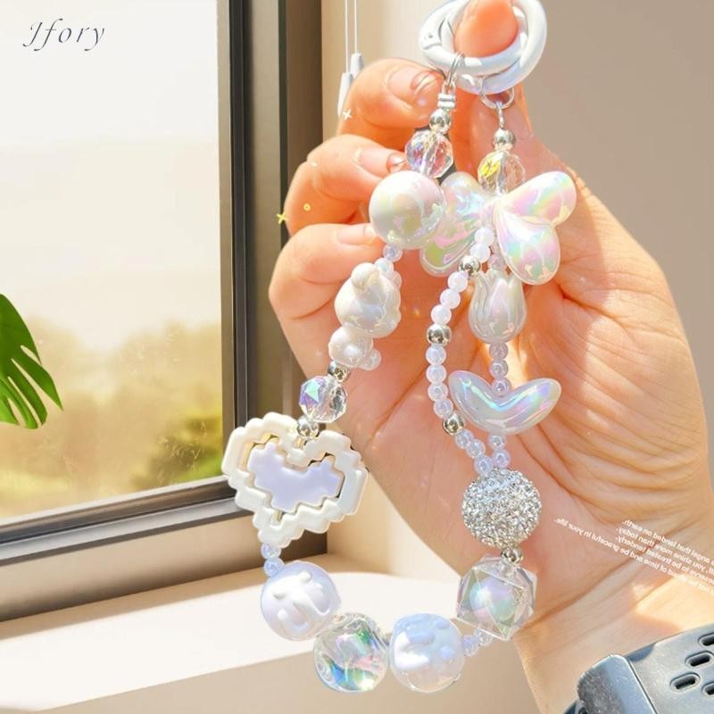 Jfory Đính Hạt Móc Khóa Quyến Rũ Hạt Túi Trang Trí Trang Trí Treo Trang Trí Đảng Vòng Tay Móc Khóa Móc Khóa Quà Tặng Sinh Nhật