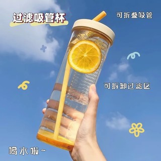 Bình Nhựa Đựng Nước Trong Suốt MUJI 350, 550, 800ml Nắp Chống Tràn Tiện Lợi