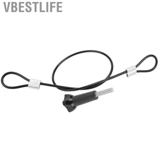 VBESTLIFE Dây buộc chống mất camera Dây đeo cổ tay bằng thép không gỉ 30cm
