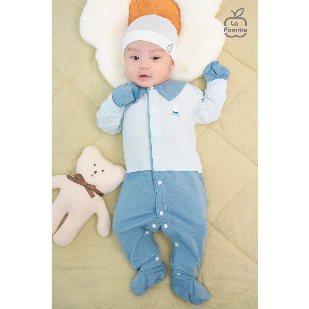 Ảnh Set bao tay bao chân La Pomme pastel 2