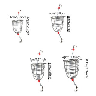 Bs * 10 Chiếc Bẫy Câu Cá Lồng Mồi Câu Cá Lồng Ăn Lồng Mồi Giá Đỡ Mồi Giỏ Ăn Giá Đỡ Câu Cá Không Gỉ Tac