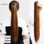 Luimo 45 / 55 / 65 / cm Tổng Hợp Dài Tóc Giả Thẳng Vuốt Kẹp Sống Động Như Thật Đuôi Ngựa Cao Phần Mở Rộng Tóc Chịu Nhiệt Đuôi Ngựa Tóc Mảnh SBS