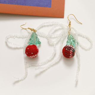 Giáng sinh loạt vàng hồng thủy tinh thẳng lỗ ba chiều cây thông Noel Hoa tai diy Phụ kiện tóc Nữ Mặt Dây chuyền vật liệu bán buôn