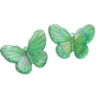Phong cách giống nhau, màu AB, phụ kiện acrylic 3D bướm DIY, bông tai, kẹp tóc, chất liệu ốp điện thoại bán buôn