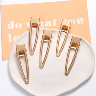 Kẹp mỏ vịt rỗng hợp kim hình học phong cách chic Hàn Quốc kẹp tóc diy hot trên mạng kẹp tóc nữ chất liệu bán buôn