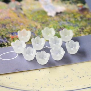 Mùa hè dễ thương Mini mờ Ngọc Lan Thung Lũng Hoa diy phụ kiện nhựa Bông tai Phụ kiện tóc vỏ điện thoại vật liệu bán buôn