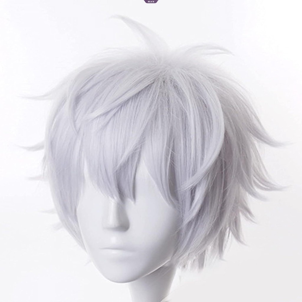 Anime Jujutsu Kaisen Satoru Gojo Cosplay Tóc Giả Chịu Nhiệt Tổng Hợp Tóc Giả Hallowen Đảng Tóc Giả [BL]