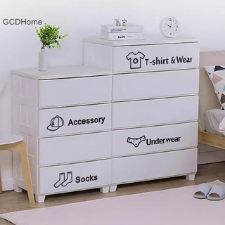 Gcdhome Quần Áo Bé Dán Trang Trí Nhà Tủ Quần Áo Miếng Dán Decal Phòng Ngủ Phân Loại Hoạt Hình Dán HOT
