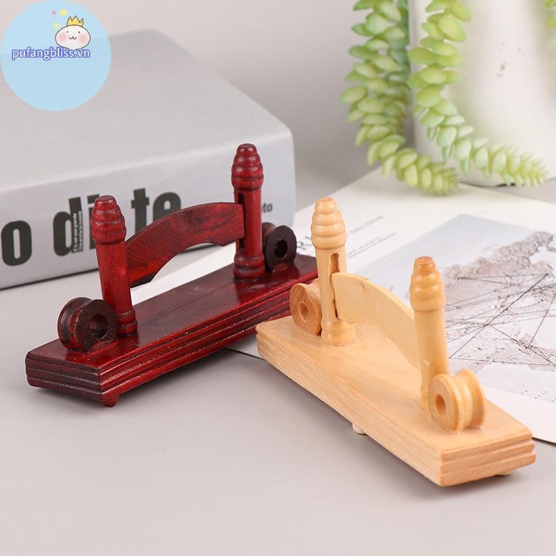 Pufangbliss Phong Cách Trung Hoa Tay Gỗ / Lụa / Giấy / Ren Gấp Quạt Đế Trưng Bày Giá Đỡ VN