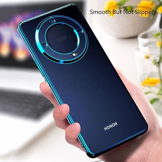 Vỏ mạ điện sang trọng cho Honor X7B X9B X9A X9 Ốp điện thoại di động chống sốc trong suốt Bao gồm tất cả các cạnh Vỏ mềm chống rơi
