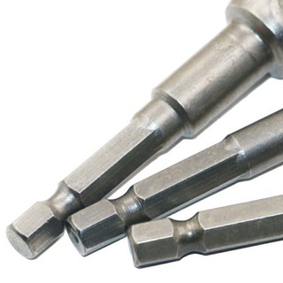 Bộ chuyển đổi ổ cắm thép Chrome Vanadi Chuôi lục giác 1 / 4 "3 / 8" 1 / 2 "Bộ thanh mũi khoan mở rộng Dụng cụ điện
