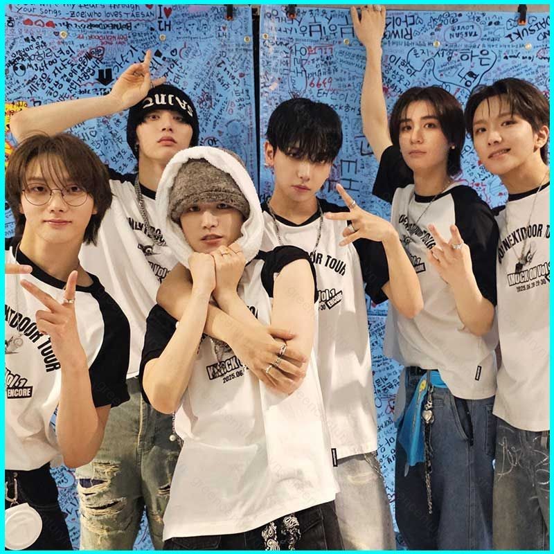 Áo thun GN BOYNEXTDOOR SUNGHO RIWOO JAEHYUN World Tour - Tay ngắn, KPOP, hàng chính hãng