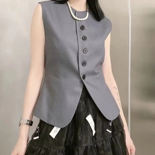 Thiết kế ngực đơn Thiết kế eo hẹp thon gọn hơn Bộ đồ Vest cao cấp 7.6