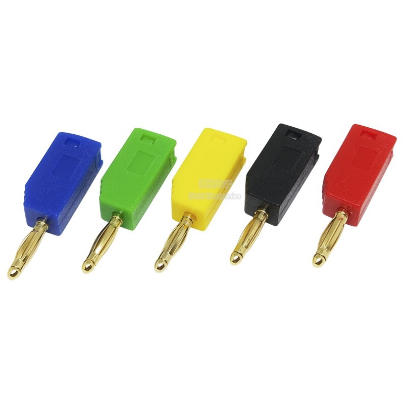 2mm Chuối Cắm Đồng Nguyên Chất Mạ Vàng Hai Mm Đầu Thử Tái Tạo Xếp Chồng Có Ổ Cắm K2 Thử Nghiệm Bảng Kết Nối
